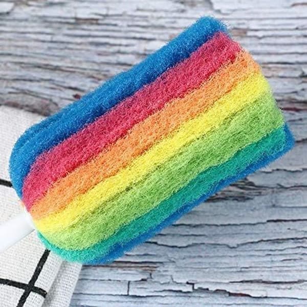 10 kappaletta sienisientä pulloharjaa pitkällä pehmeällä sienellä
