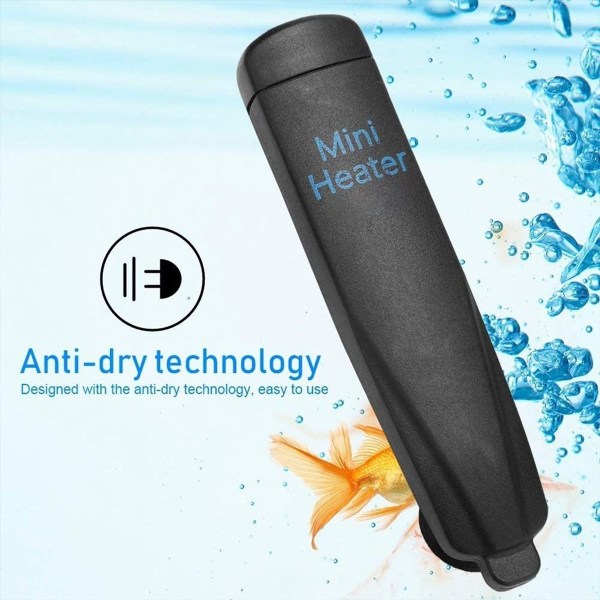 Shatterproof Temperaturkontroll Mini Värmare Värmare 16W KLB