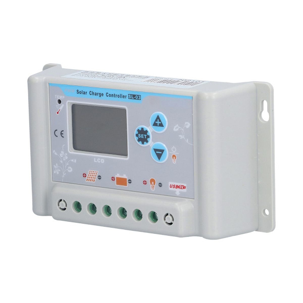 LCD-display för solcellsladdningsregulator solpanel KLB