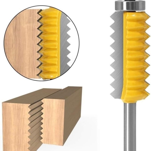 8mm skaft hævet plade V-samling bits limfræser til træ KLB