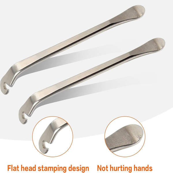 3 st cykel däck spak, metall däck spak, metall däck spak verktyg KLB