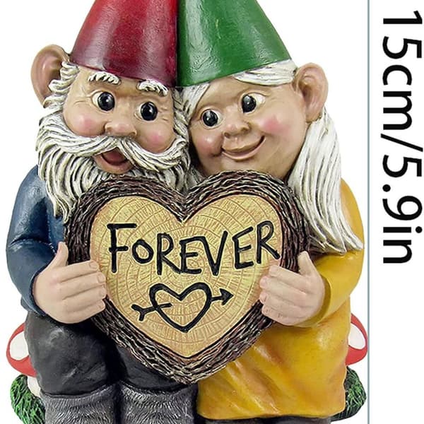 Udendørs statue 5,9 tommer | Forever Gnomes Have Statuer | Sjov