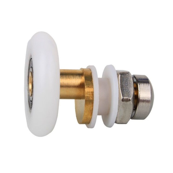 8 stk 25mm dusjdør-rulle Caster Wheel for Shower Door Sliding Casters Dør Roller Replacement Wheel