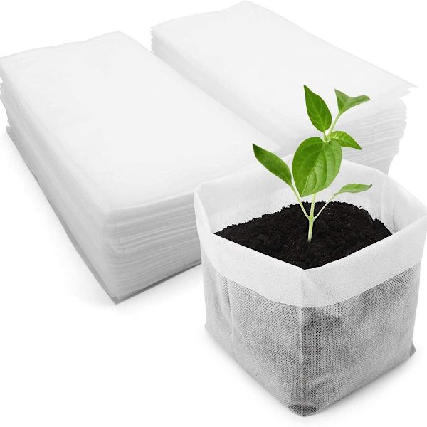 Planteposer Pakke med 100 9,8 x 11 tommer ikke-vævet stof