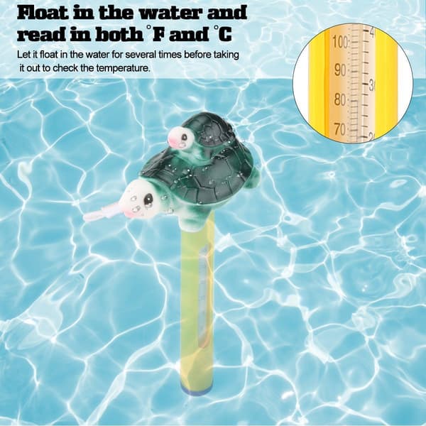 Flydende pooltermometer, swimmingpooltermometer med KLB