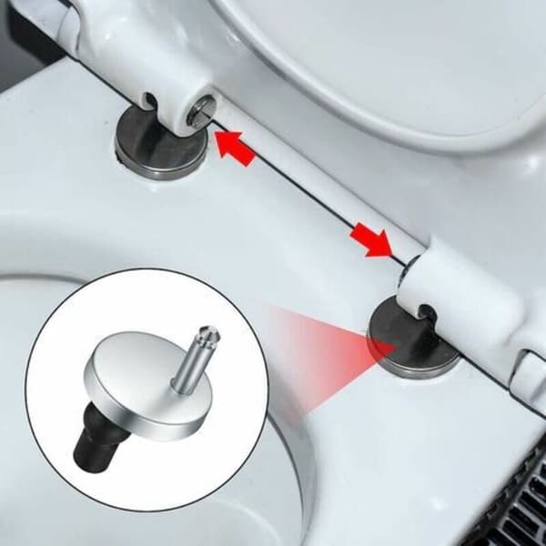 2-pack Toalettstolssitsfästen, Snabbfästen, Toalettstolssitsfästen KLB