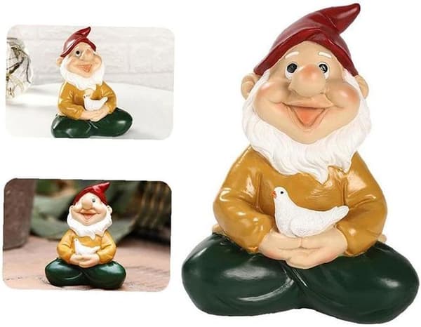 Havefigur til haven Vandfast Havefigur Miniature Landskabsdekoration