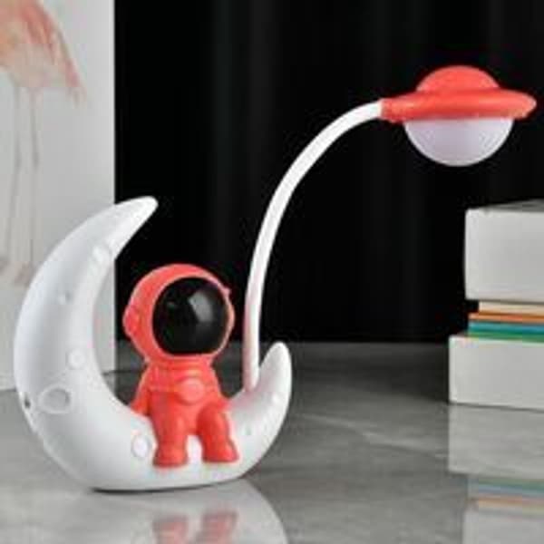 Astronaut Natlampe Genopladelig Skrivebordslampe til KLB