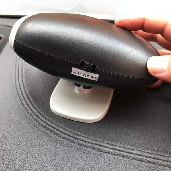 Bærbar bilvarmeblæser 12 V 150 W KLB