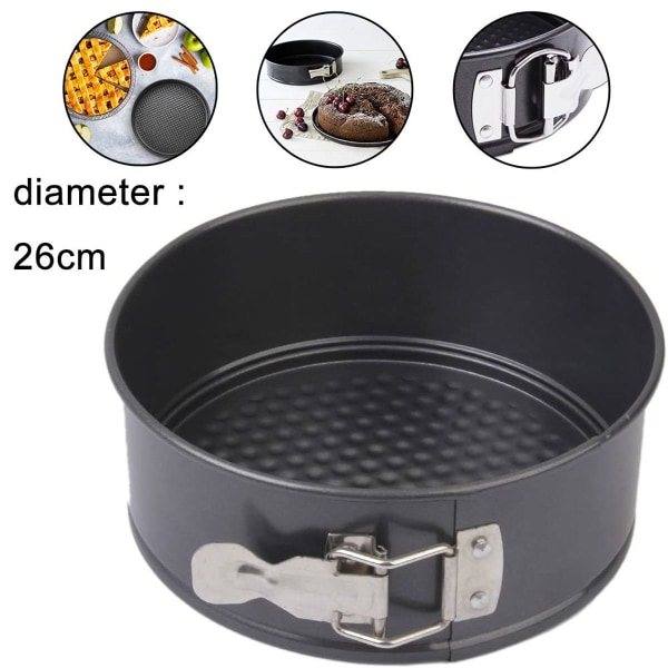 Non-stick springform pan, lekkasikkert kakeform med flat diameter 26 KLB