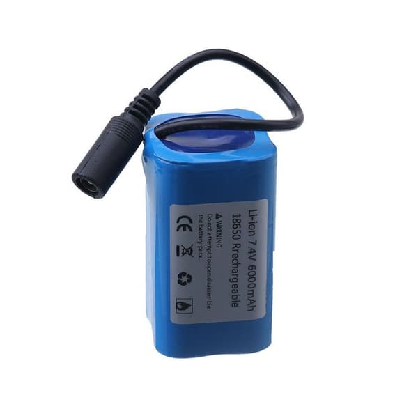 7,4V 5200mAh batterierstatning til fiske-agn-både