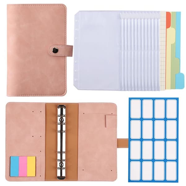 Notebook, Binder Notebook Wall Organizer Gem Label Stickers KLB