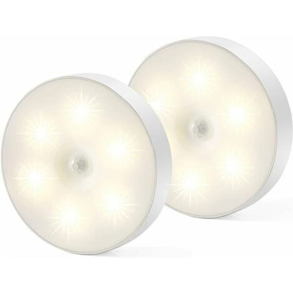 LED natlys, magnetisk bevægelsessensorlampe KLB