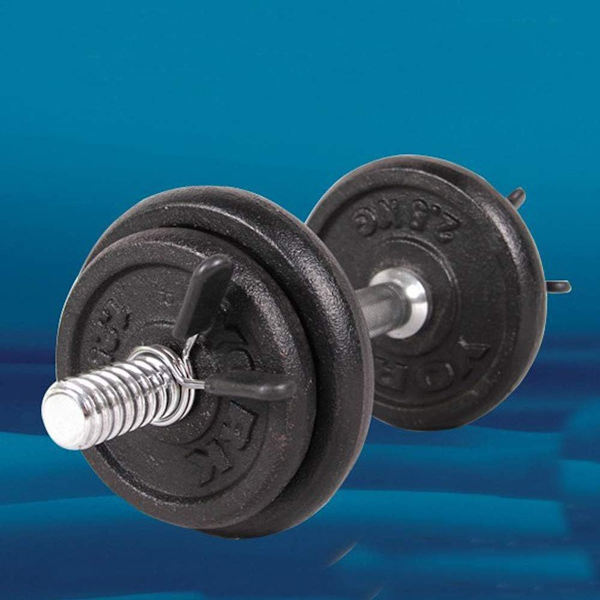Dumbbell bar fjederlås, 8 stk krave fjederlås klemmer til KLB