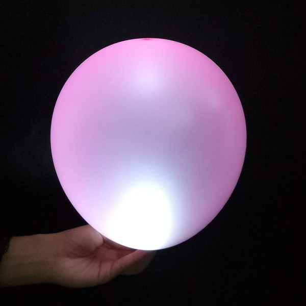 ED-ballonglys, runde LED-ballonglys, hjem for Halloween KLB