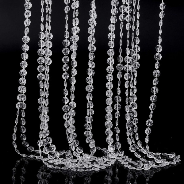 Crystal Beads Garland 30 Meter Crystal Diamond Guirland Akrylperler Ruller KLB