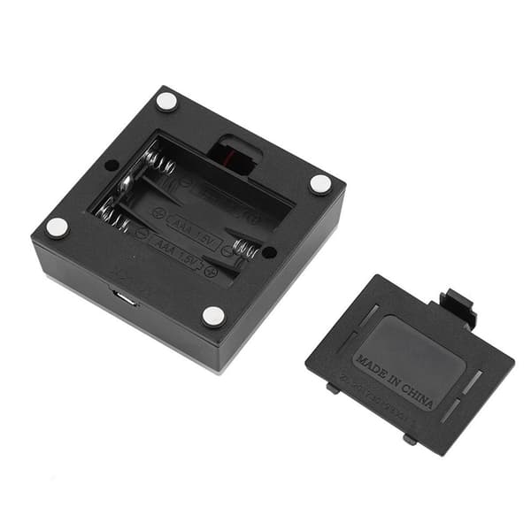 3D LED Lys Base Display Stativ Firkant Holder Multicolor KLB