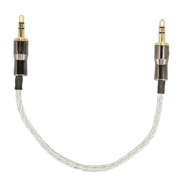 Preffair 3,5 mm till 3,5 mm adapterkabel 8 Core OCC Silver KLB