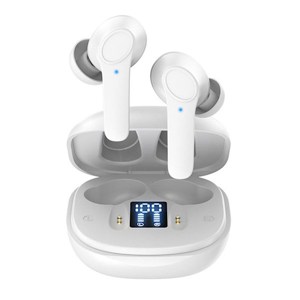 Langattomat kuulokkeet, Bluetooth-kuulokkeet, IPX6 valkoinen