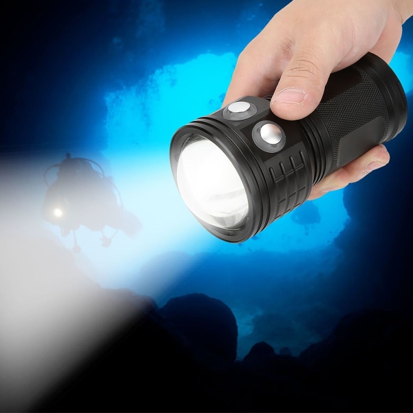 QX3 400LM Vandtæt LED Lommelygte COB Undervands 100M KLB