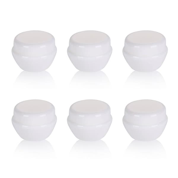 6 stk flerfarget soppboks, hvit, 20 g KLB