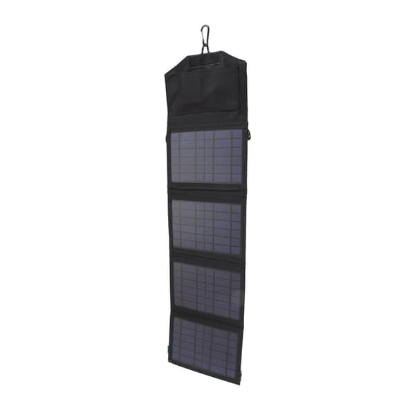Bærbar solcellepaneloplader, foldbar, effektiv PET-polymer KLB