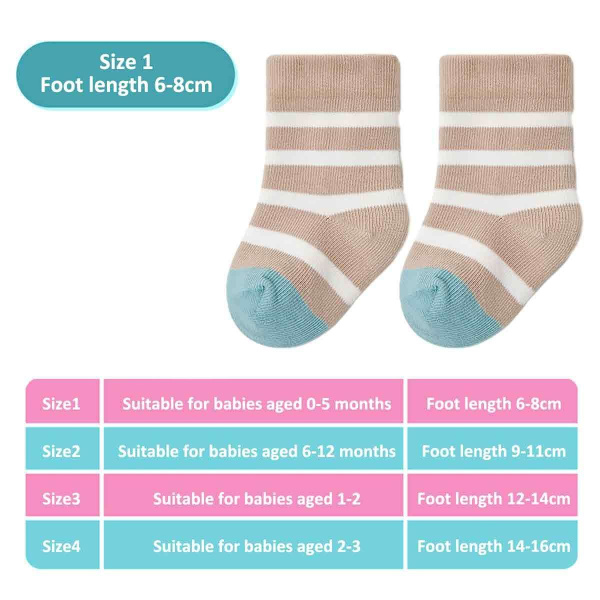 6 par/låda blå höstbebisbjörn med tecknad tryck, 6-8cm KLB
