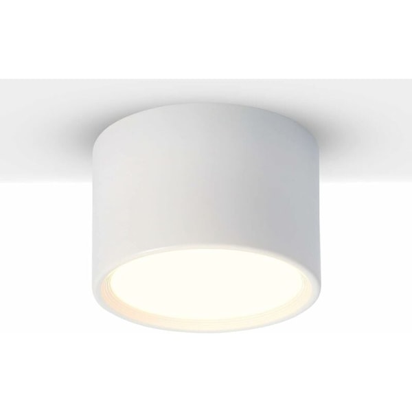 Hvid LED loftspot Varm hvid 3000K 12W Belysning Loftslampe stue spisestue køkken gang soveværelse Φ8.5CM KLB