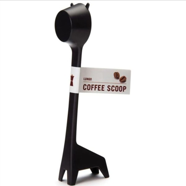 1 st tecknad giraffformad kaffesked kaffebönpulver kvantitativ sked D