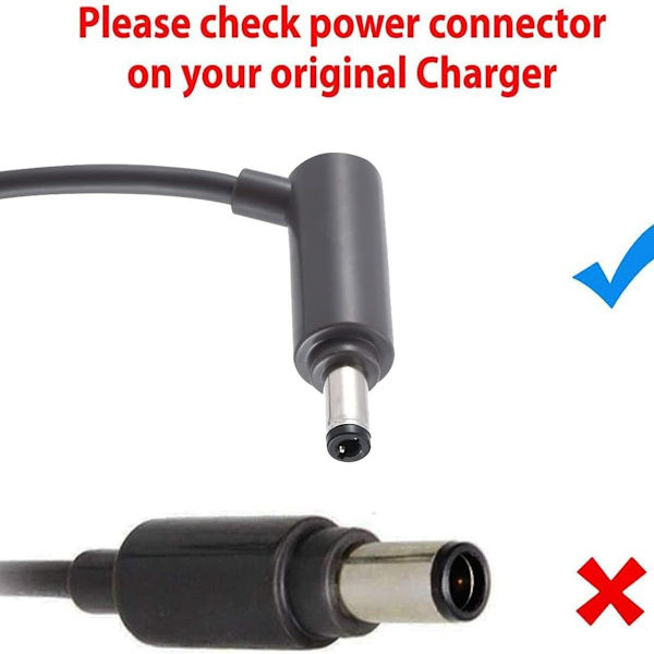 Oplader til Dyson V6 V7 V8 - AC-adapter, indgang 100-240 V, udgang 26,1 V, 780 mA KLB