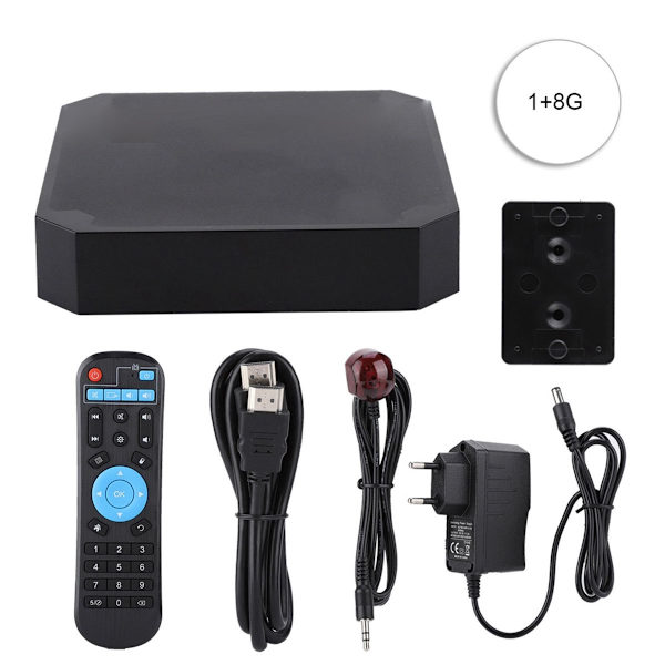 X96 Mini Quad-Core DDR3 HDTV Smart TV Box EU 110-240V Mit KLB