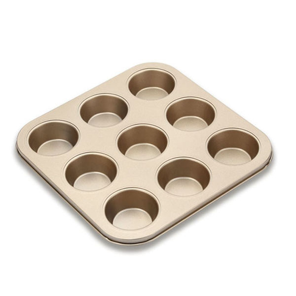 Muffinipannu, cupcake-leivontavuoka, tarttumaton, helppo puhdistaa, kahvilabaarityyli 4 KLB