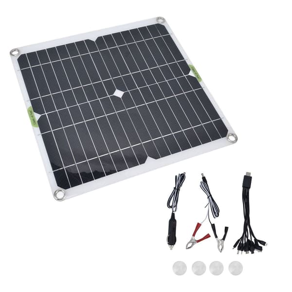 200W 5V Bærbar Solcellepanel Vanntett Lett Tynn KLB