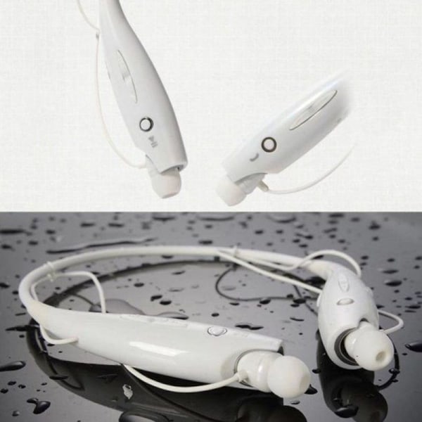 Stereokohinaa vaimentava kuulokemikrofoni Langaton Bluetooth kuuloke Valkoinen