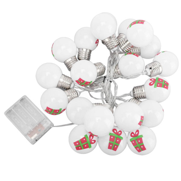 9.8 Fu 20 LED'er Bold Pære Lysstreng Batteridrevet Jule KLB