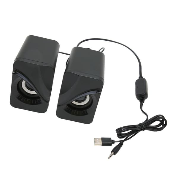 USB-drevne og kablede mini-computerhøjttalere KLB