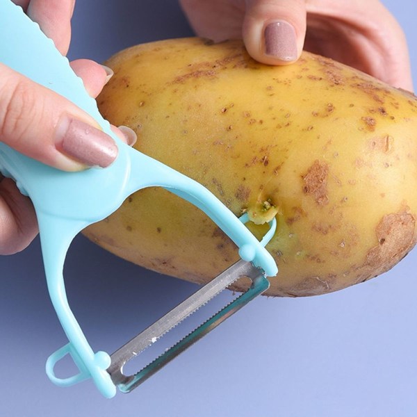 Kiwi Papaya Salaatti Raastin Kuorija Vihannekset Ruostumaton Teräs Tyyli 1