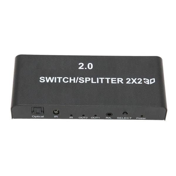 2x2 HD Multimedia Interface Splitter 4K 60Hz 2 In 2 Out KLB