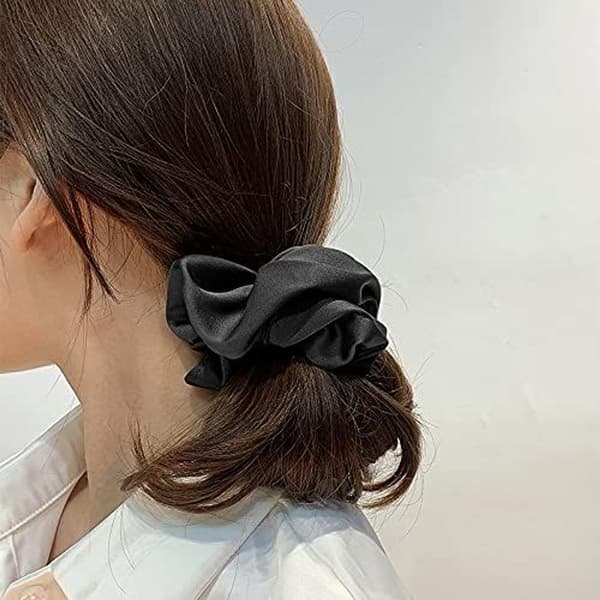 Satin Silk Hårband för Kvinnor 8 Stycken Mjuka Elastiska Hårband KLB