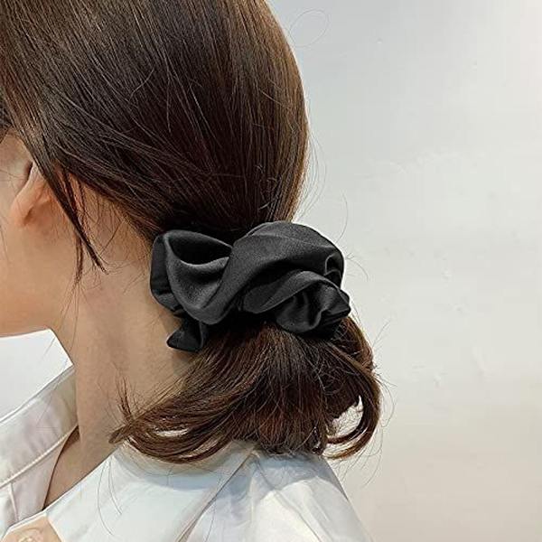 Satin Silke Hårbånd til Kvinder 8 Stykker Fluffy Bløde Elastiske Hårbånd KLB
