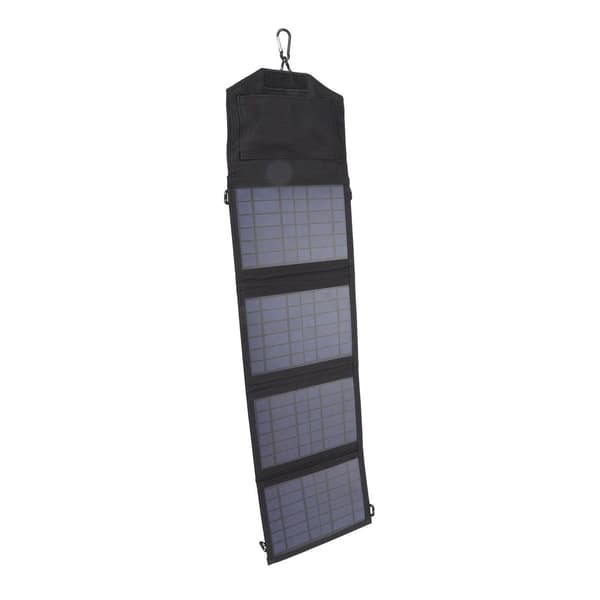 Bærbar solcellepaneloplader, foldbar, effektiv PET-polymer KLB