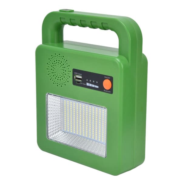 LED-taskulamppu Bluetooth-kaiuttimella, 5 hätätilaa KLB