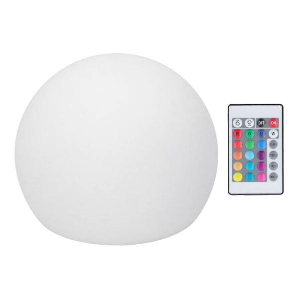 Ulkoilman LED-pallovalo Vedenpitävä RGBW-pallolamppu 16 LEDillä KLB