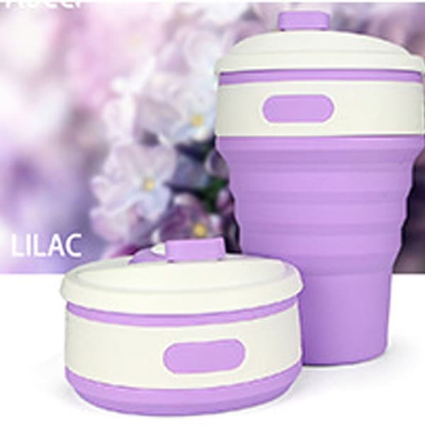 Foldbar kaffekopp, lilla KLB