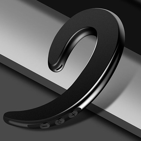 3C Light Ear Hook Trådløse Bluetooth-hovedtelefoner, Smertefri Sort