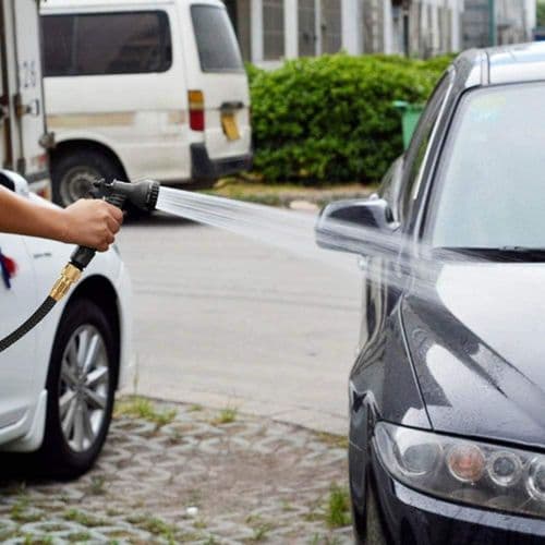 Trädgårdshandsdusch, bevattningsspray med 7 strålsätt, trädgårdsdusch handsdusch