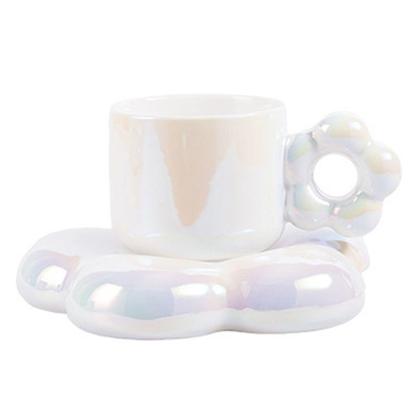Kaffekoppset, keramisk kaffekopp, kreativ kopp, kaffekopp