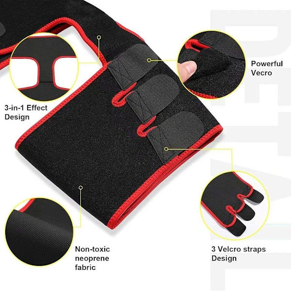 Wonder-Beauty Neoprene Lår-trimmer Taljetræner Vægttab KLB