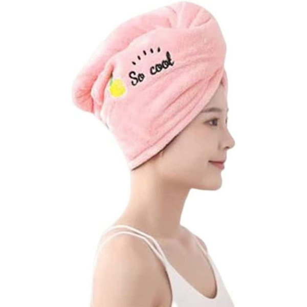 Gratis due quick-drying håndklæde, hår turban quick-drying, mikrofiber håndklæde,