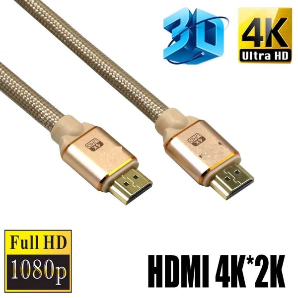 USB til 4K HDMI-kabeladapter Høyhastighets HDMI-kabel 4K